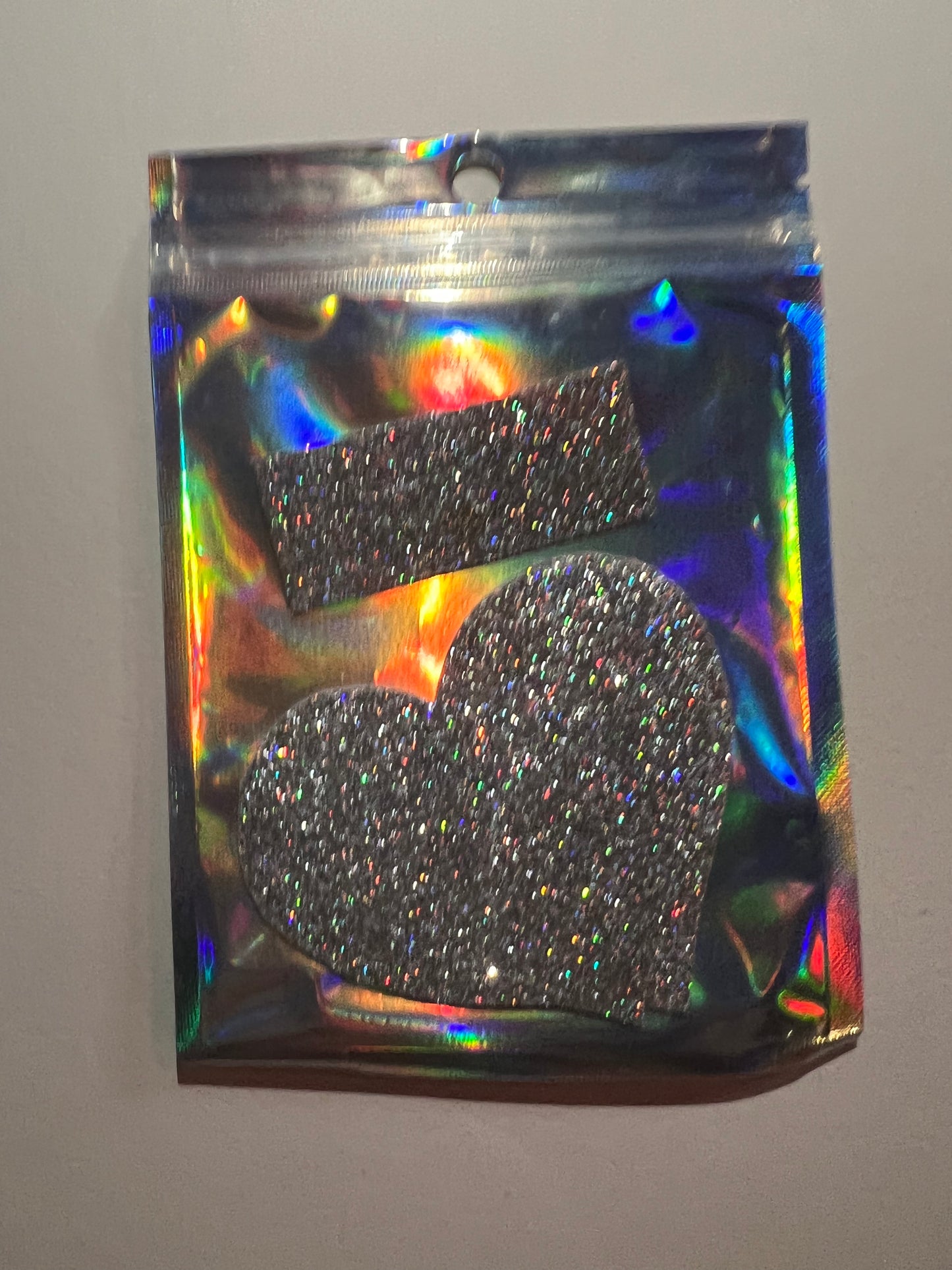 Pasties: Silver Glitter Pasties