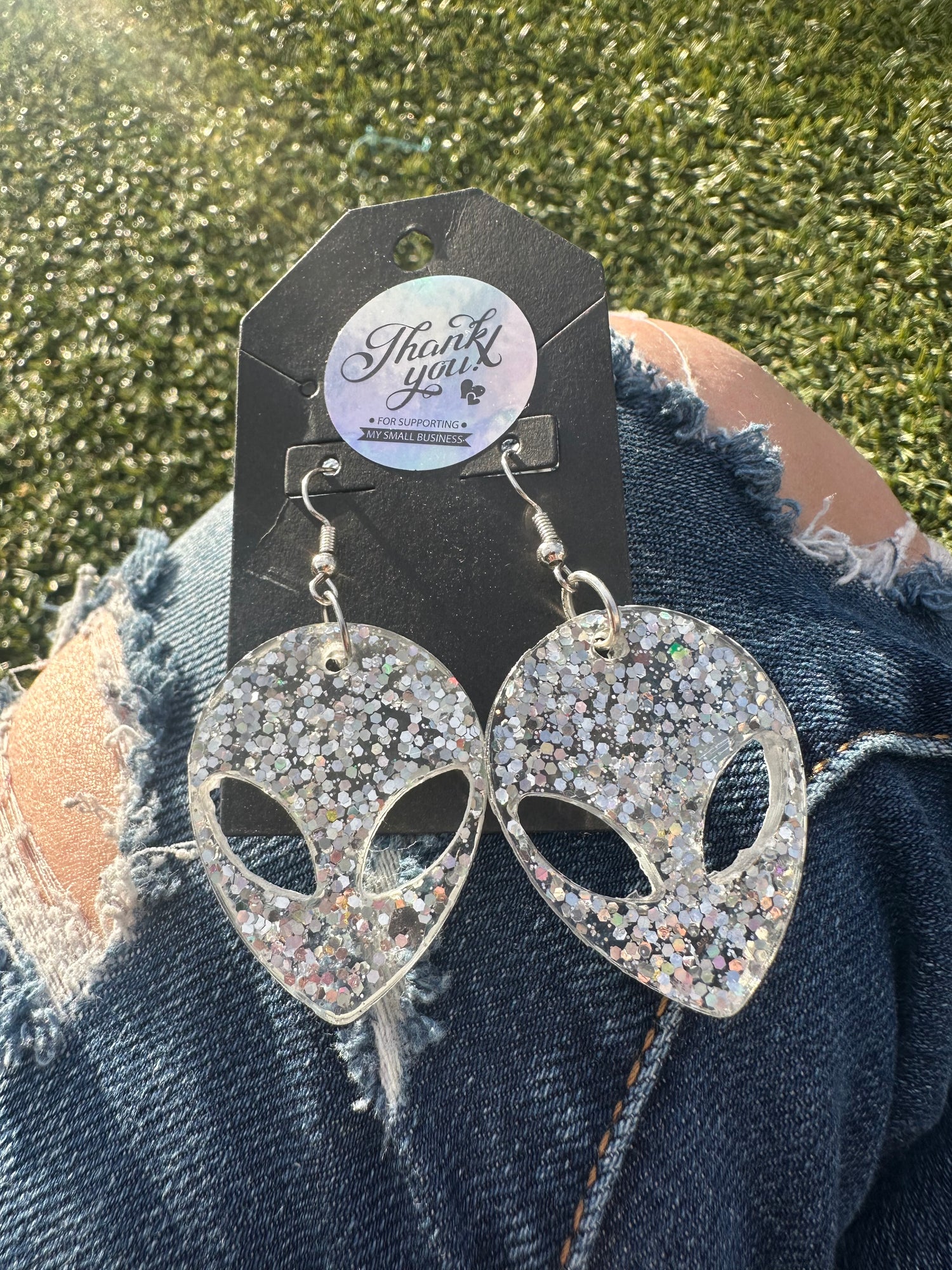 Alien Earrings